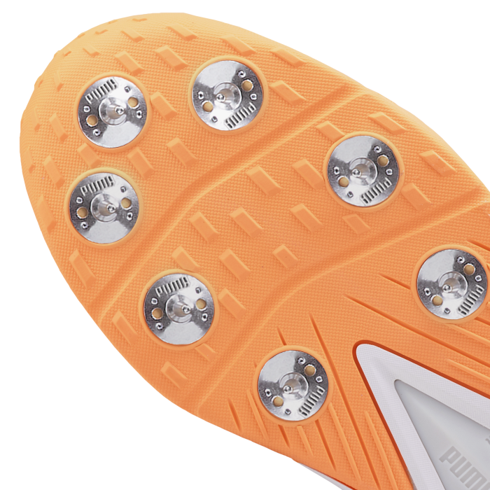PUMA CRICKET SHOES 22.1 WHITE/ORANGE