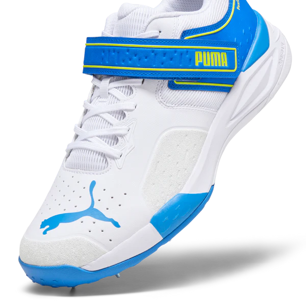PUMA CRICKET SHOES 22.1 WHITE/BLUE