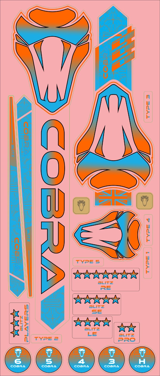 2025 CRICKET BAT STICKERS