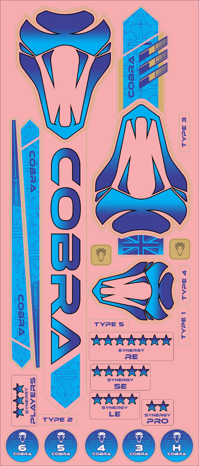 2025 CRICKET BAT STICKERS