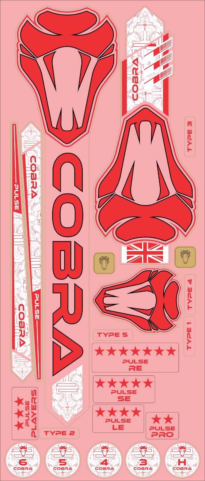 2025 CRICKET BAT STICKERS