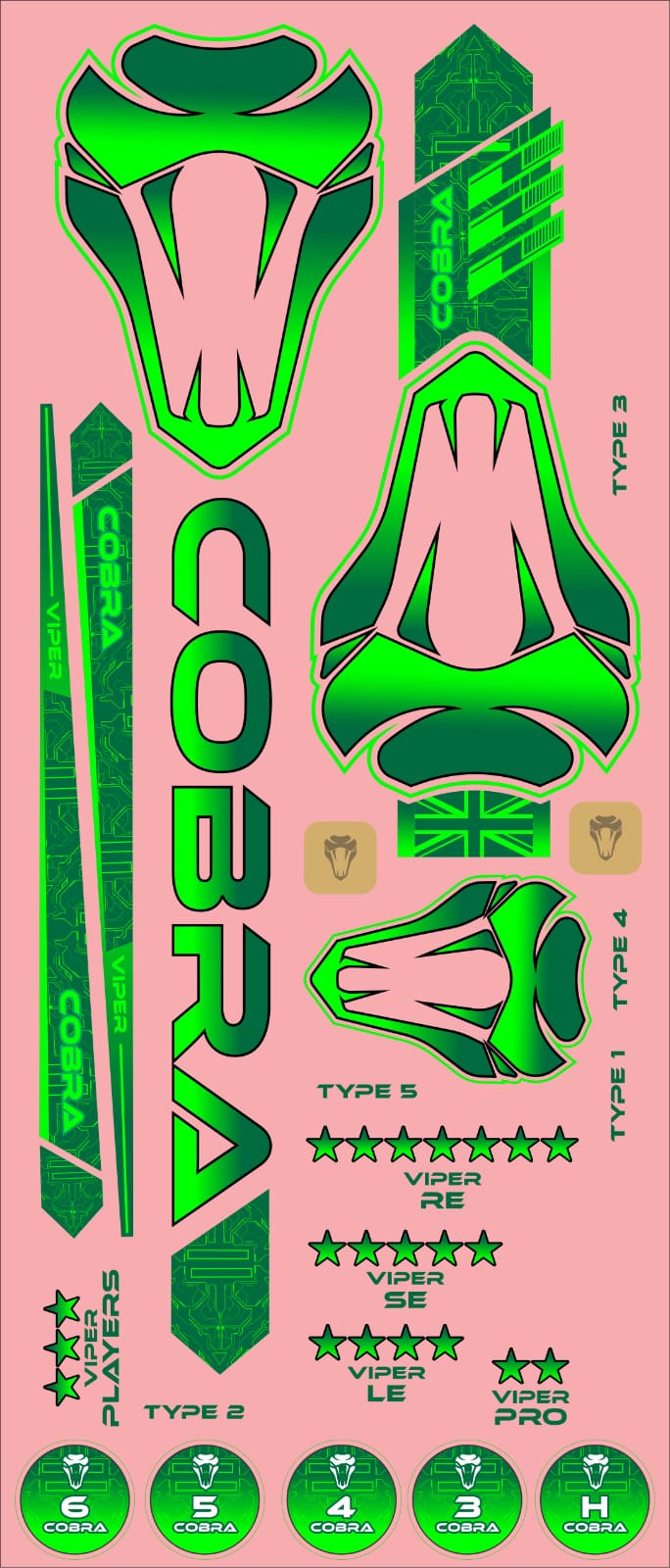 2025 CRICKET BAT STICKERS