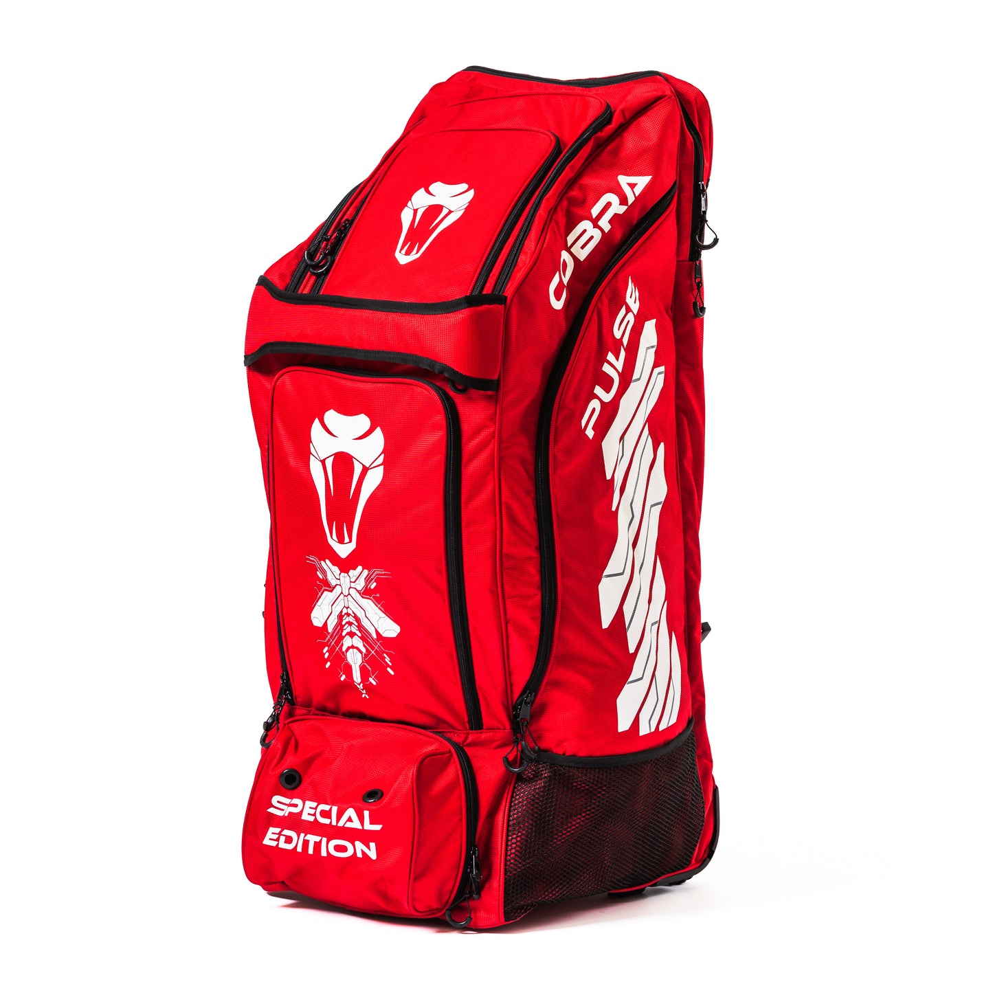 CUSTOM SPECIAL EDITION BAT (G1), SE PADS , SE GLOVES, SE HYBRID DUFFLE BAG(With Wheels)