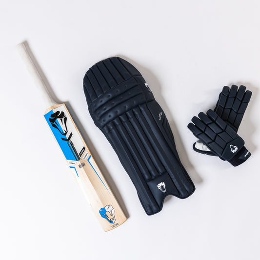 2025 CUSTOM BAT, PRO PADS NAVY  & PRO GLOVES NAVY