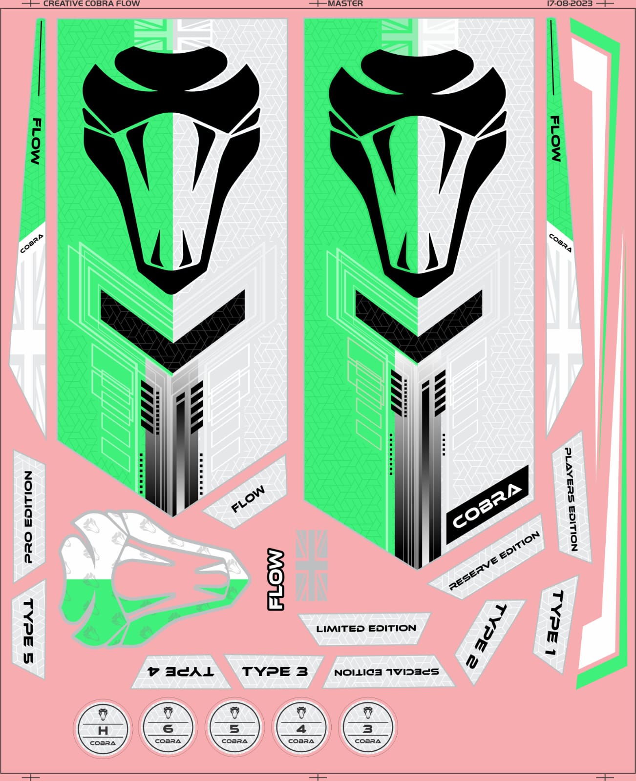 2025 CRICKET BAT STICKERS