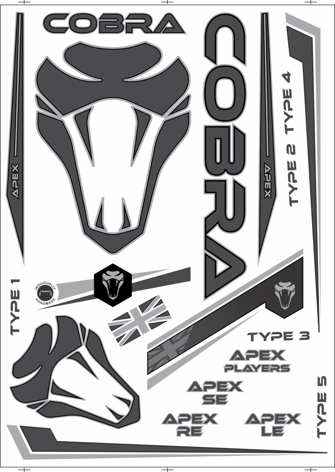 2025 CRICKET BAT STICKERS