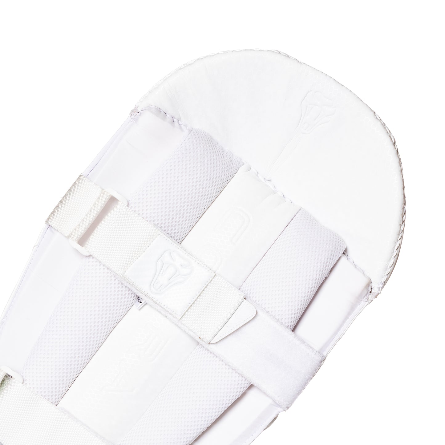 COBRA WICKET KEEPING PADS - WHITE EDITION