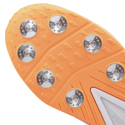 PUMA CRICKET SHOES 22.1 WHITE/ORANGE