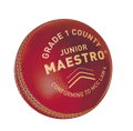 MAESTRO GRADE 1 COUNTY - JUNIOR CRICKET BALL RED