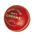 CHROME GRADE 1 CLUB - MENS CRICKET BALL RED