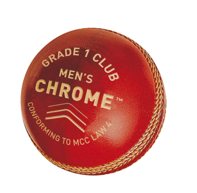 CHROME GRADE 1 CLUB - MENS CRICKET BALL RED