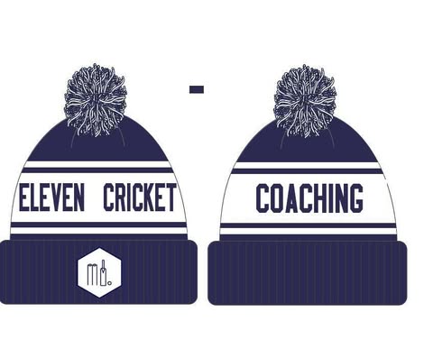 ELEVEN CRICKET COACHING 10 X BOBBLE HATS