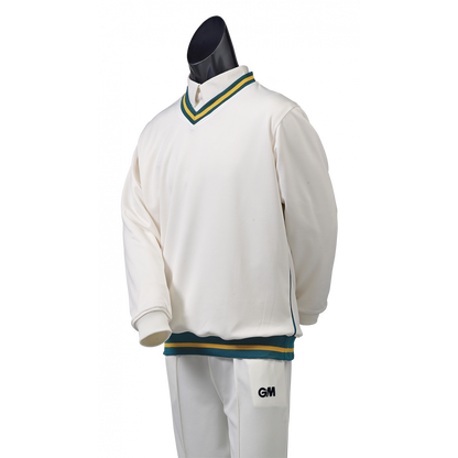 Mens Trimmed Long Sleeve Teknik Sweater