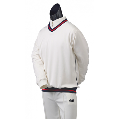 Mens Trimmed Long Sleeve Teknik Sweater