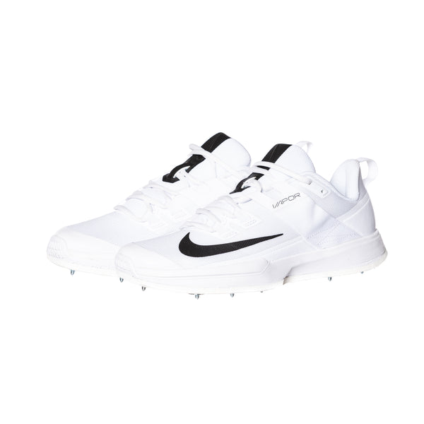 Nike Vapor Lite HC White/Black  Cricket- Spiked Shoes