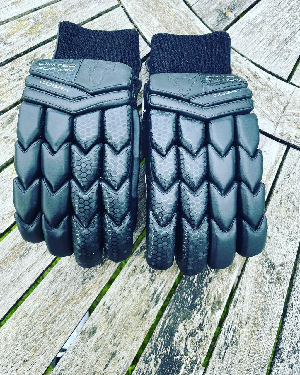 2023 LIMITED EDITION CRICKET GLOVES - BLACK EDITION - Cobra Cricket 