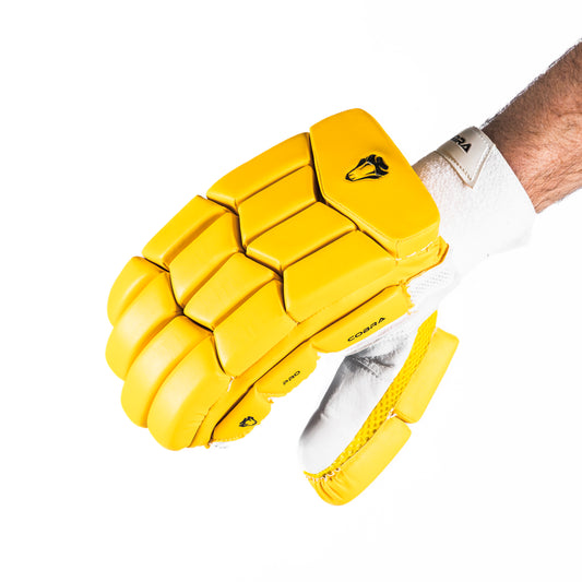 2025 PRO EDITION CRICKET GLOVES- YELLOW COLOUR