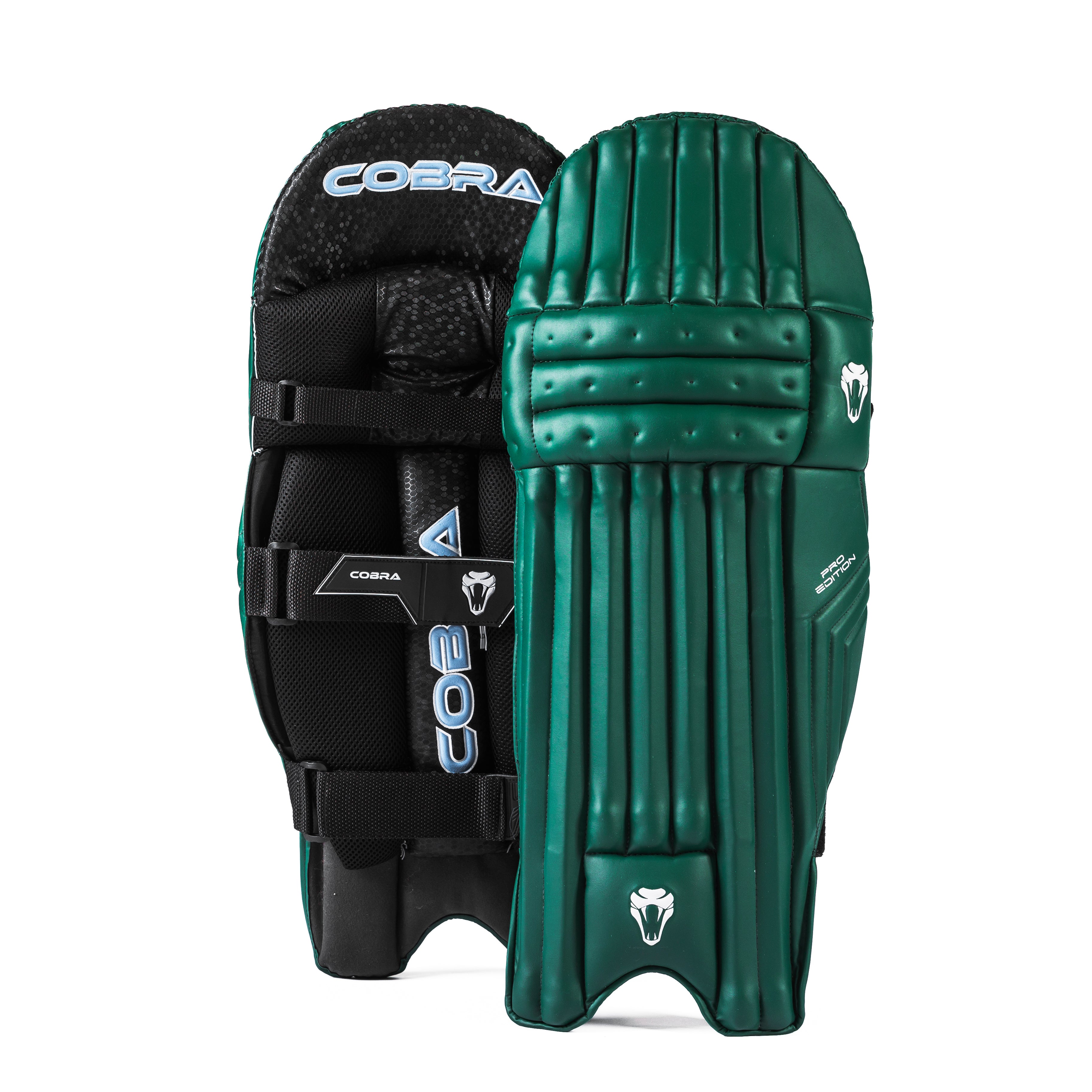 2025 PRO EDITION BATTING PADS- BOTTLE GREEN COLOUR