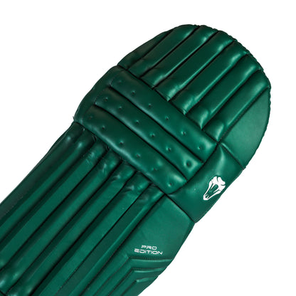 2025 PRO EDITION BATTING PADS- BOTTLE GREEN COLOUR