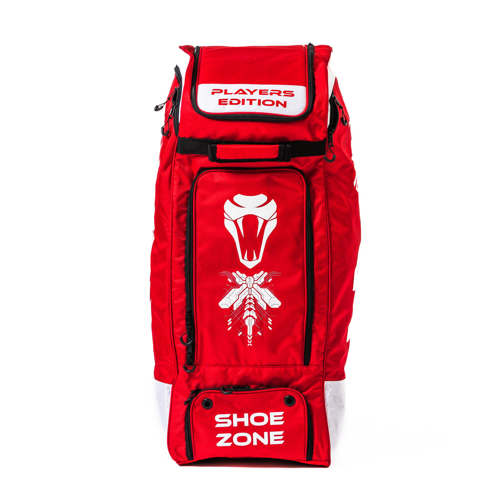 2025 PLAYERS EDITION DUFFLE BAG - PULSE- (RED AND WHITE ) - Cobra Cricket 