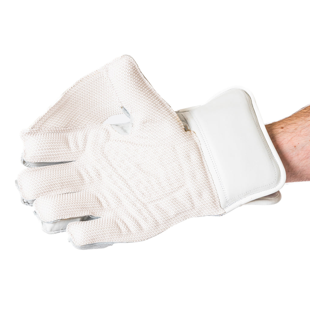 2025 SPECIAL EDITION WICKET KEEPING GLOVES  WHITE - Cobra Cricket 