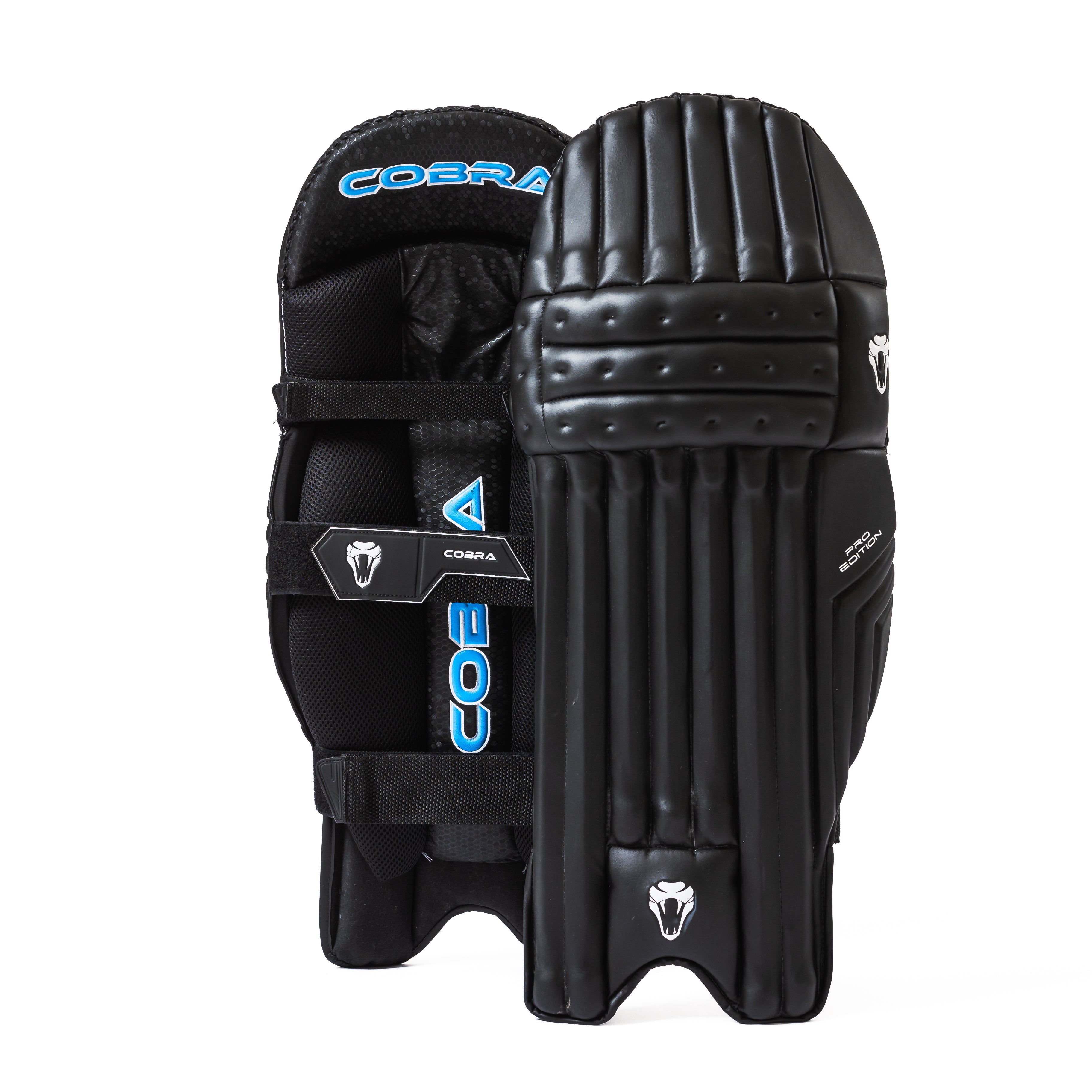 2025 PRO EDITION BATTING PADS- BLACK COLOUR - Cobra Cricket 