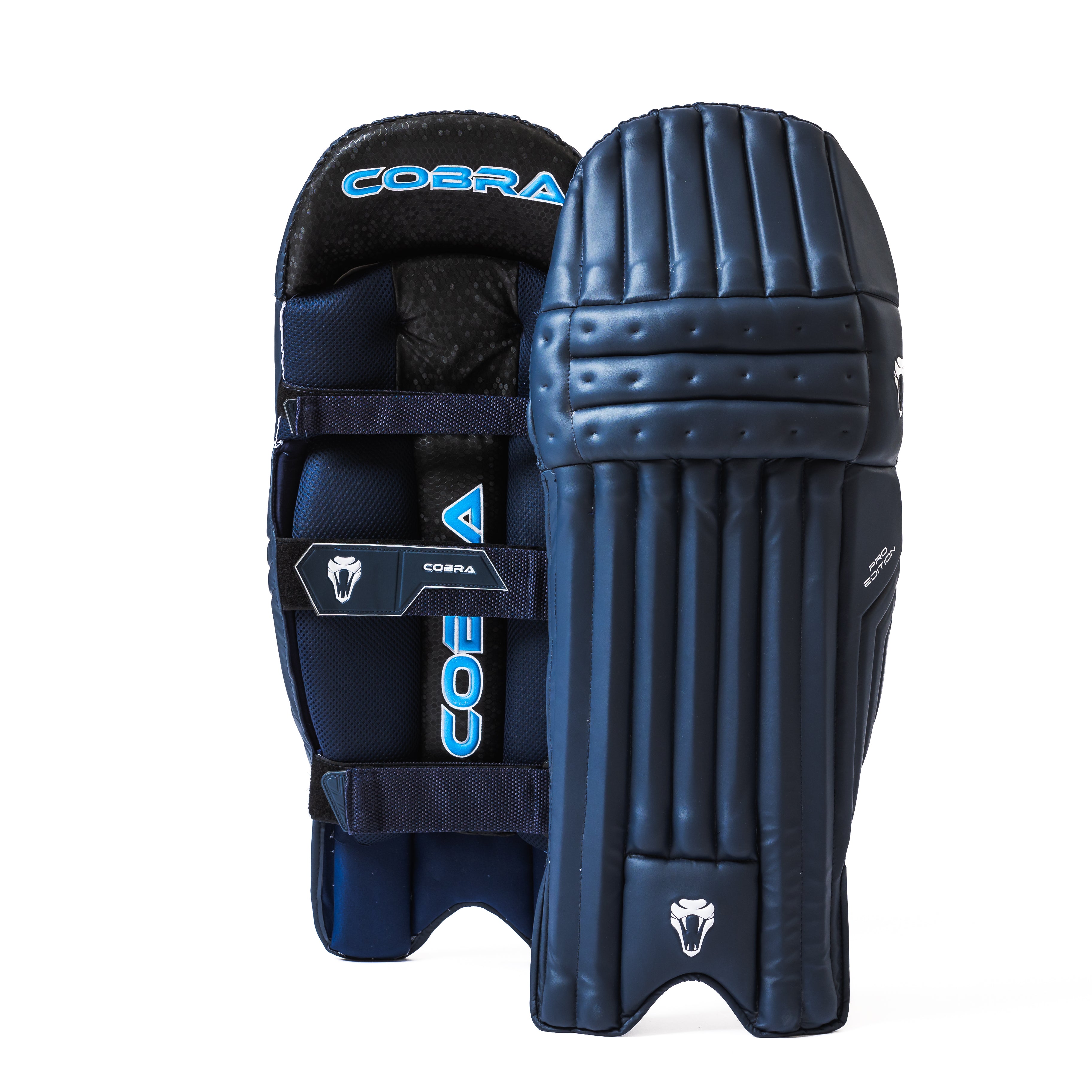 2025 PRO EDITION BATTING PADS- NAVY COLOUR - Cobra Cricket 