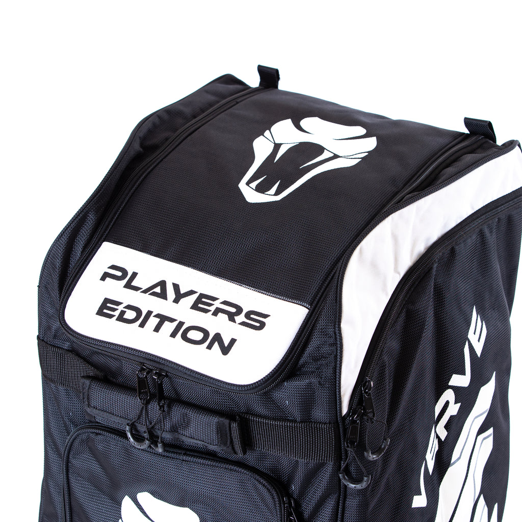 PLAYERS EDITION DUFFLE BAG - VERVE(BLACK/WHITE) - Cobra Cricket 