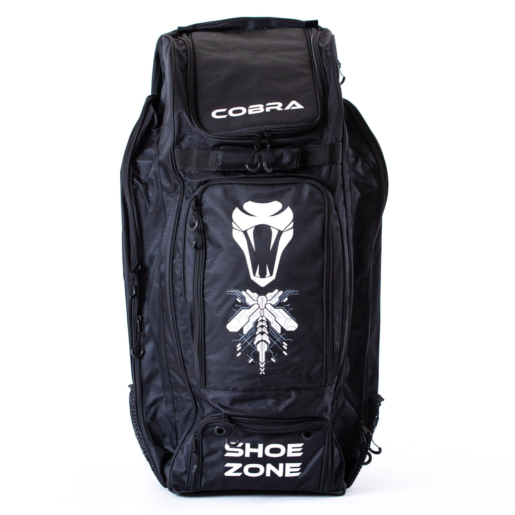 LIMITED EDITION DUFFLE BAG - VERVE(BLACK/WHITE) - Cobra Cricket 