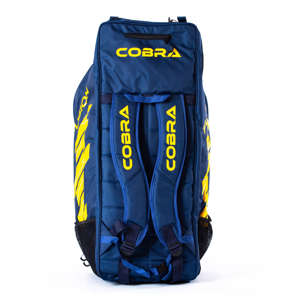 LIMITED EDITION DUFFLE BAG - FUSION(BLUE/YELLOW) - Cobra Cricket 