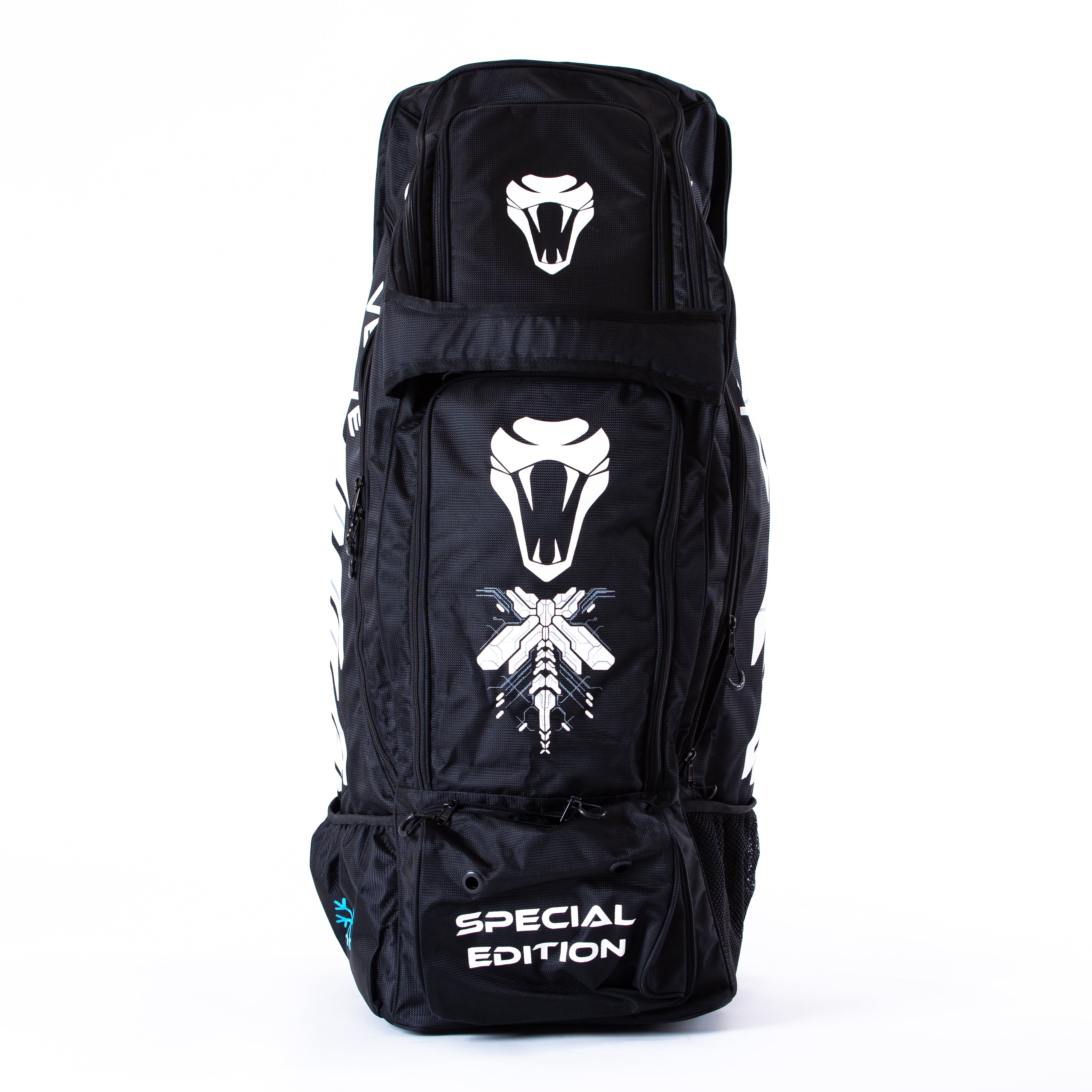 SPECIAL EDITION HYBRID WHEELIE/DUFFLE BAG - VERVE(BLACK/WHITE) - Cobra Cricket 