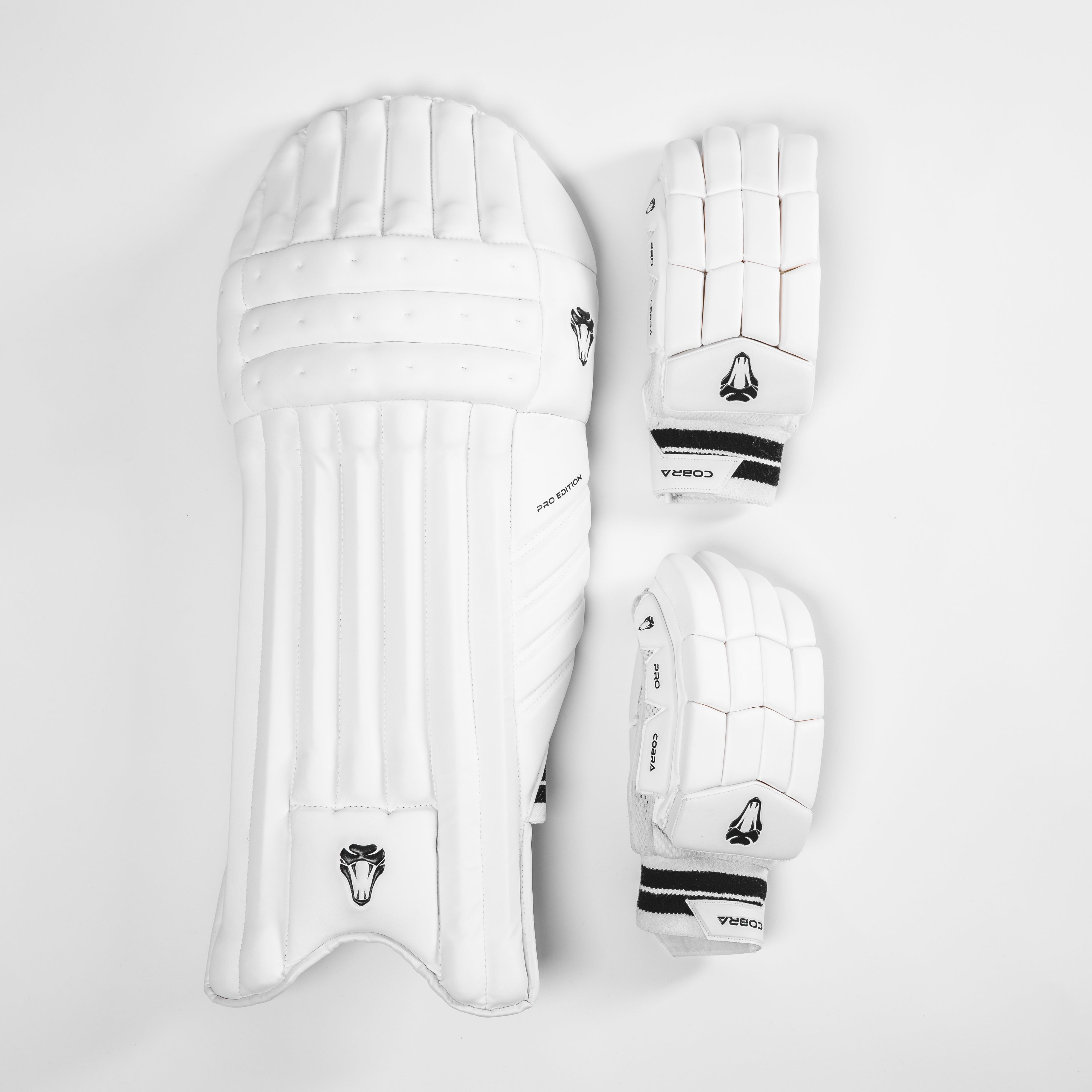 PRO EDITION PADS & GLOVES BUNDLE - Cobra Cricket 