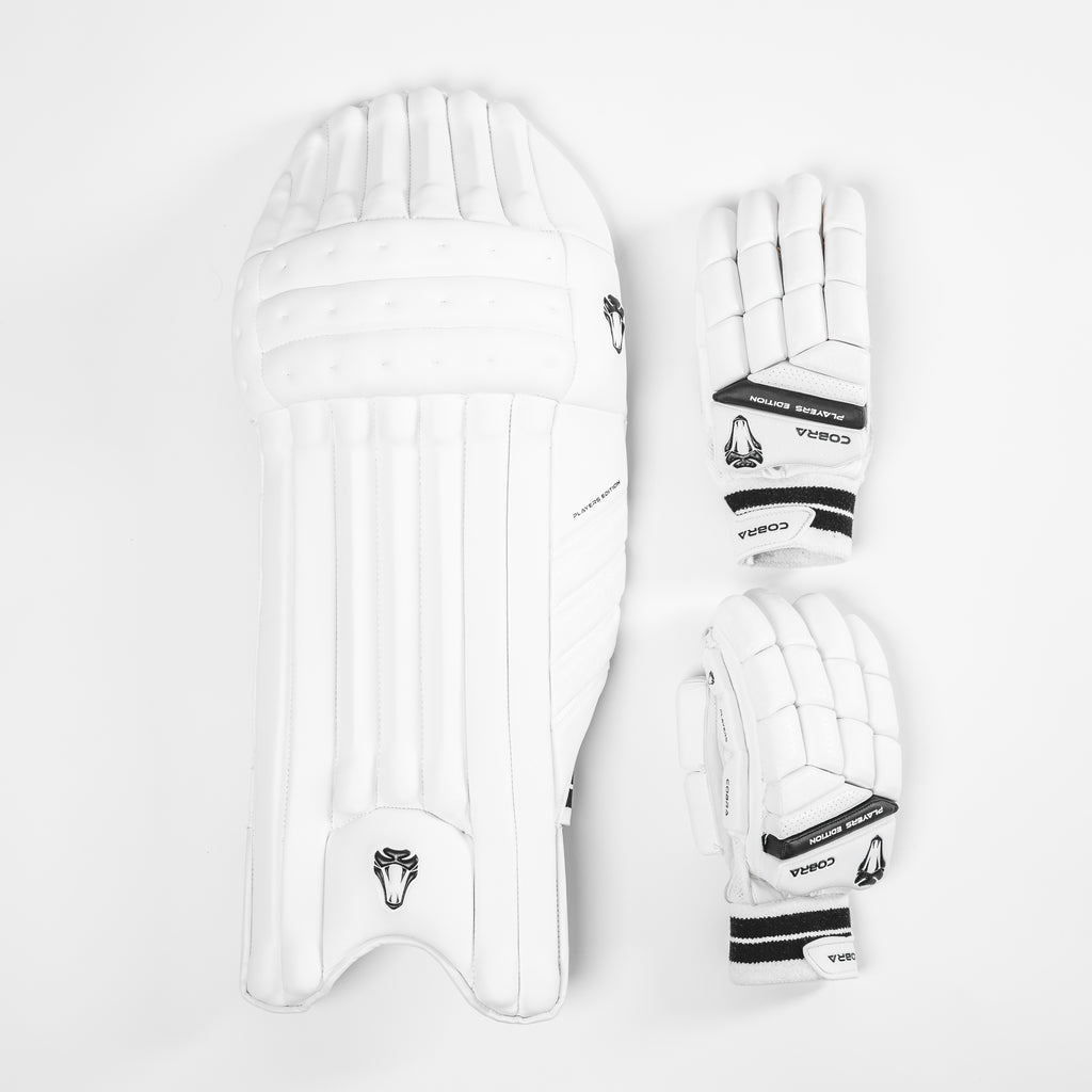 PLAYERS EDITION PADS & GLOVES BUNDLE - Cobra Cricket 