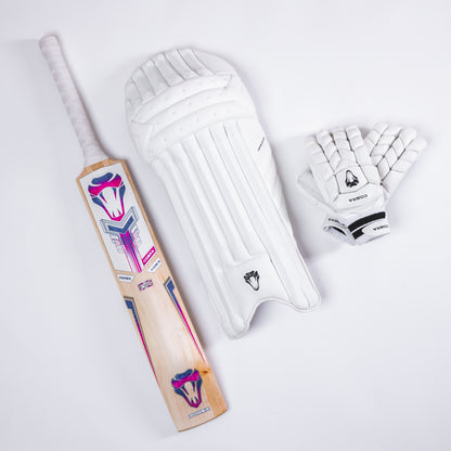 LIMITED EDITION BAT BUNDLE -  CUSTOM LE BAT(G2), LE PADS & LE GLOVES.