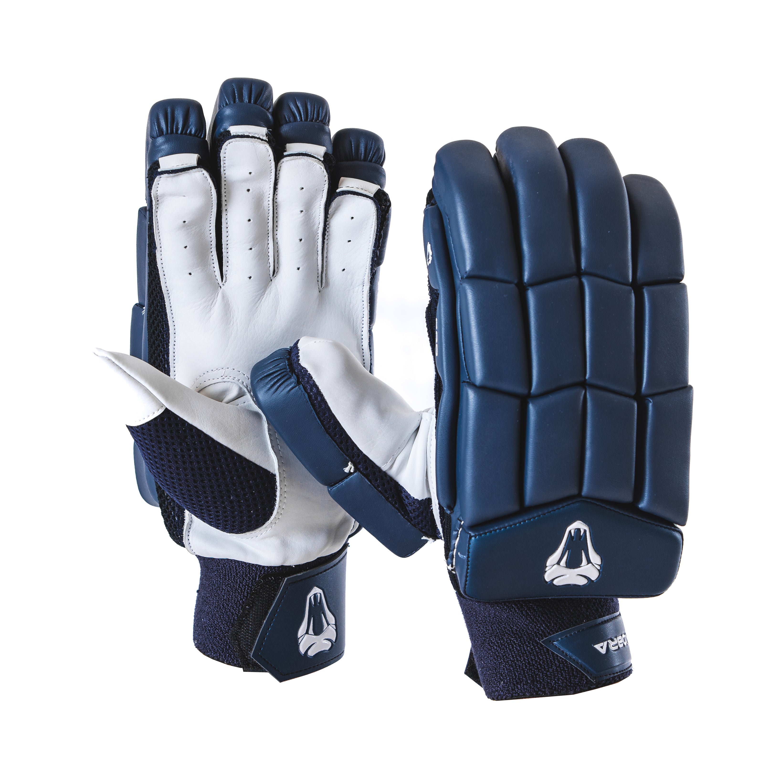 NAVY PADS & GLOVES BAT BUNDLE - CUSTOM BAT, PRO PADS NAVY  & PRO GLOVES NAVY