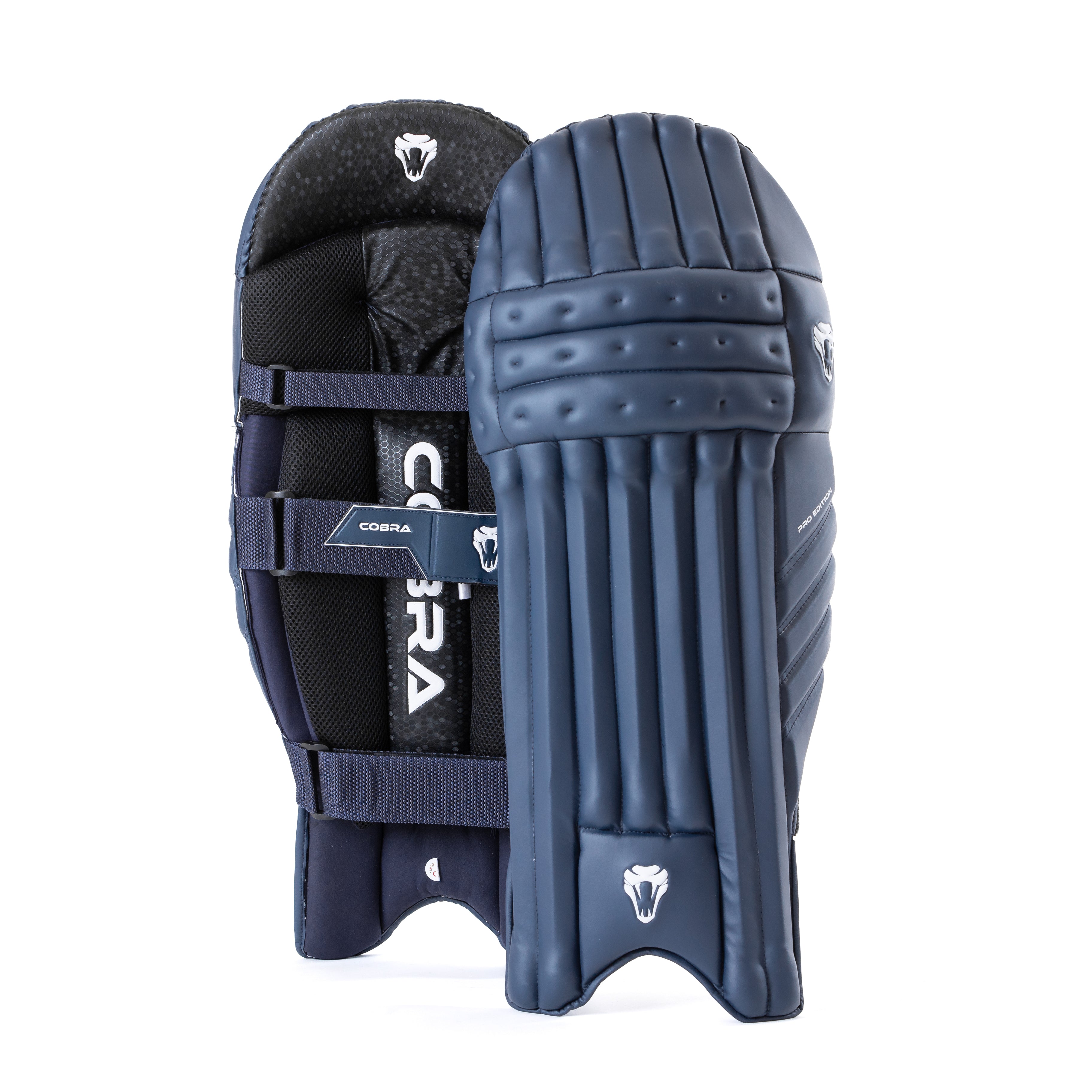Pro Edition Batting Pads Navy Blue Affordable Stylish Leg Guards Pro Edition Batting Pads Navy Blue Affordable Stylish Leg Guards