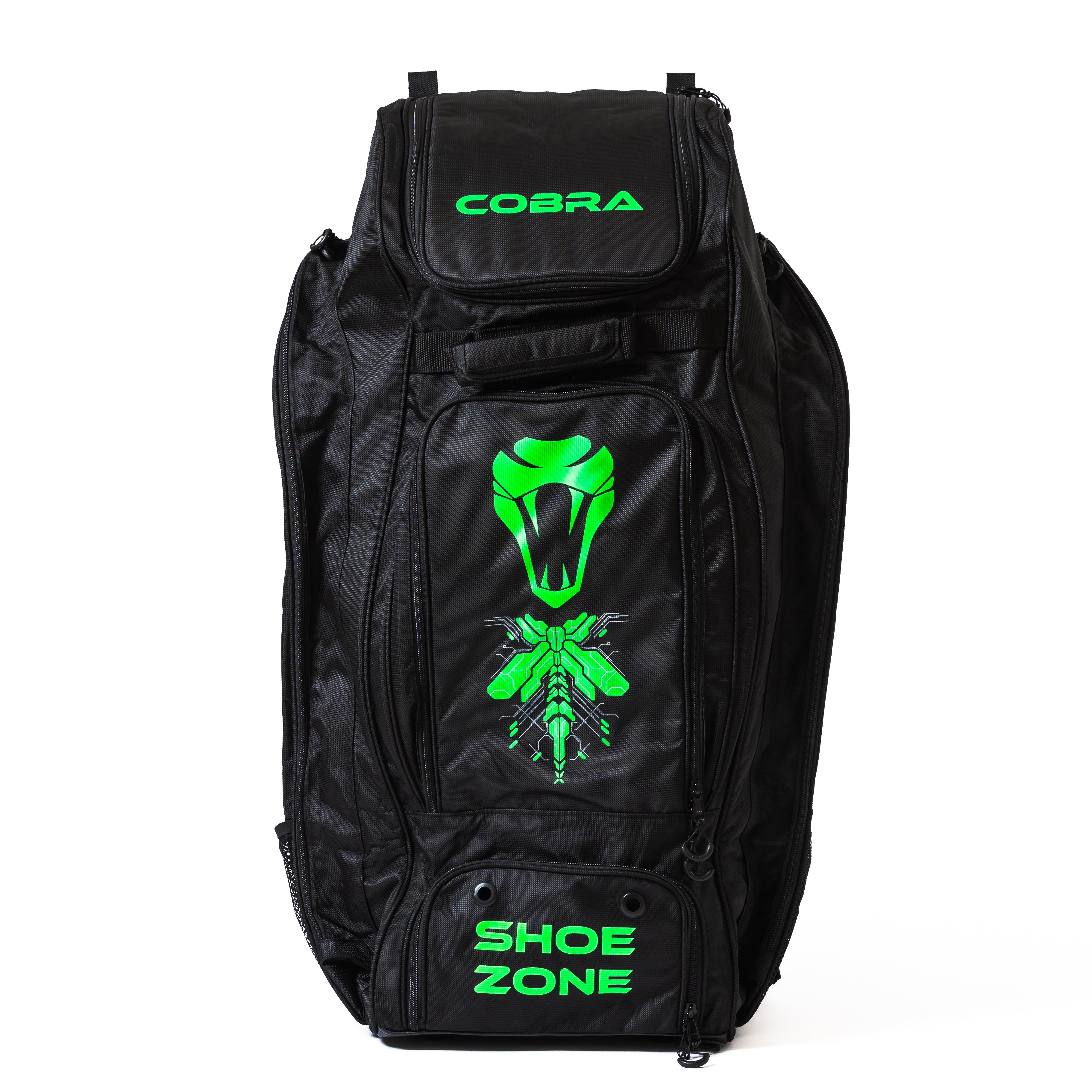 LIMITED EDITION DUFFLE BAG - VENOM (BLACK AND GREEN) - Cobra Cricket 