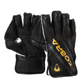 2025 SPECIAL EDITION WICKET KEEPING GLOVES BLACK - Cobra Cricket 