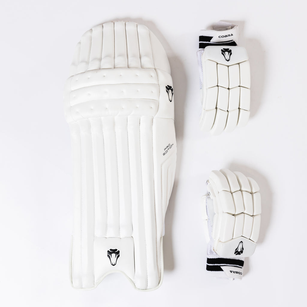 2025 PRO EDITION PADS & GLOVES BUNDLE - Cobra Cricket 