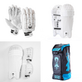 FULL SPECIAL EDITION BUNDLE SE PADS, SE GLOVES, PLAYERS EDITION DUFFLE BAG - Cobra Cricket 