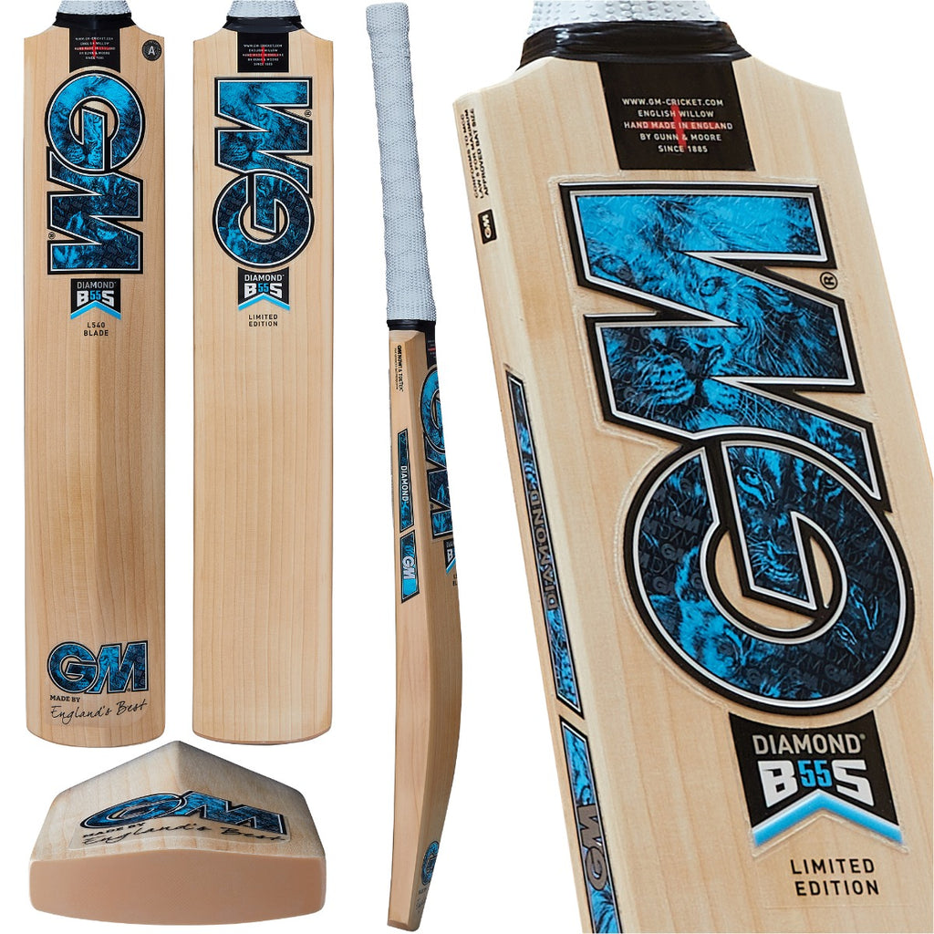 GM DIAMOND CRICKET BAT 808  - GRADE 2 ENGLISH WILLOW