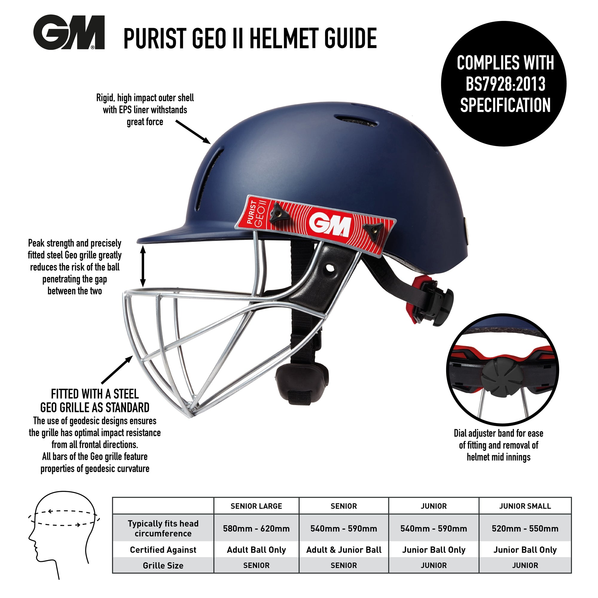 PURIST GEO 2 HELMET- BLUE,RED AND GREEN - Cobra Cricket 
