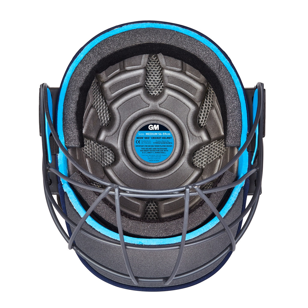 GM NEON HELMET - BLUE, RED AND GREEN