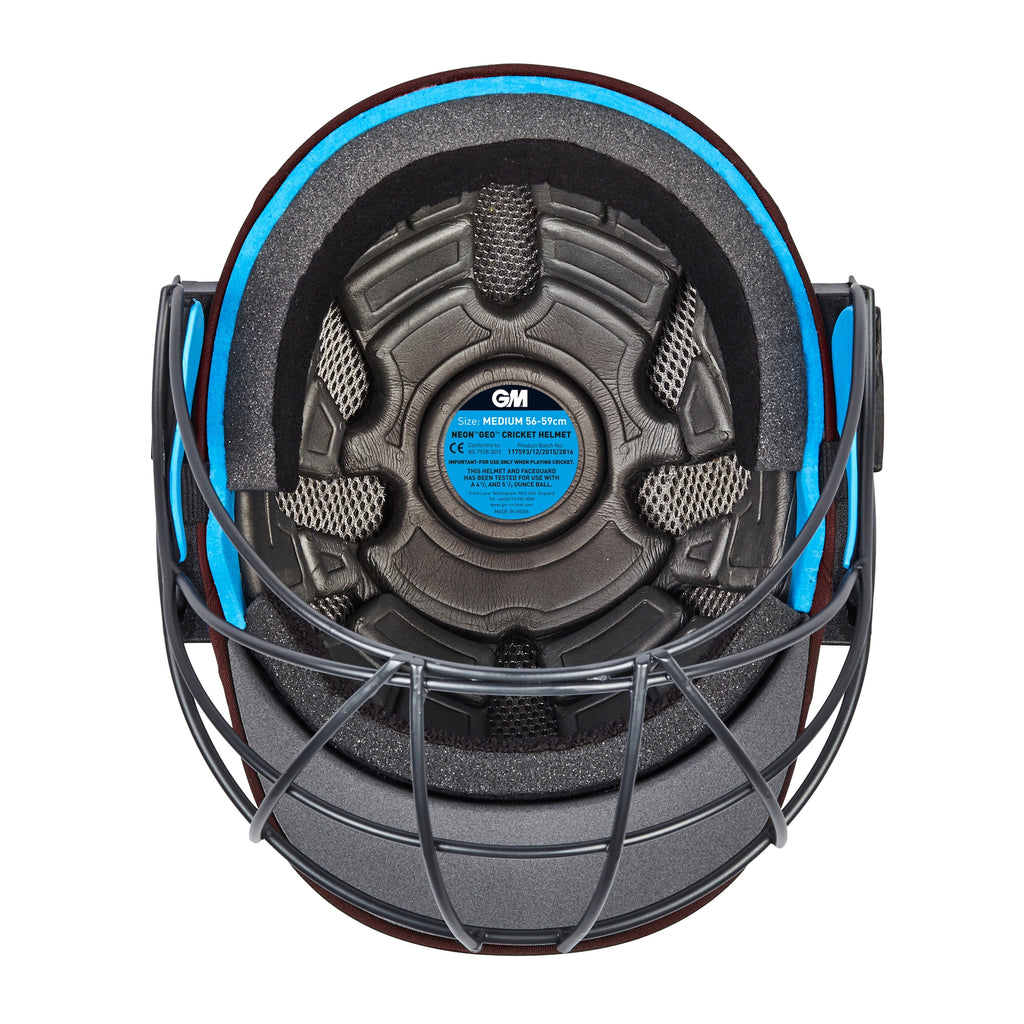GM NEON HELMET - BLUE, RED AND GREEN
