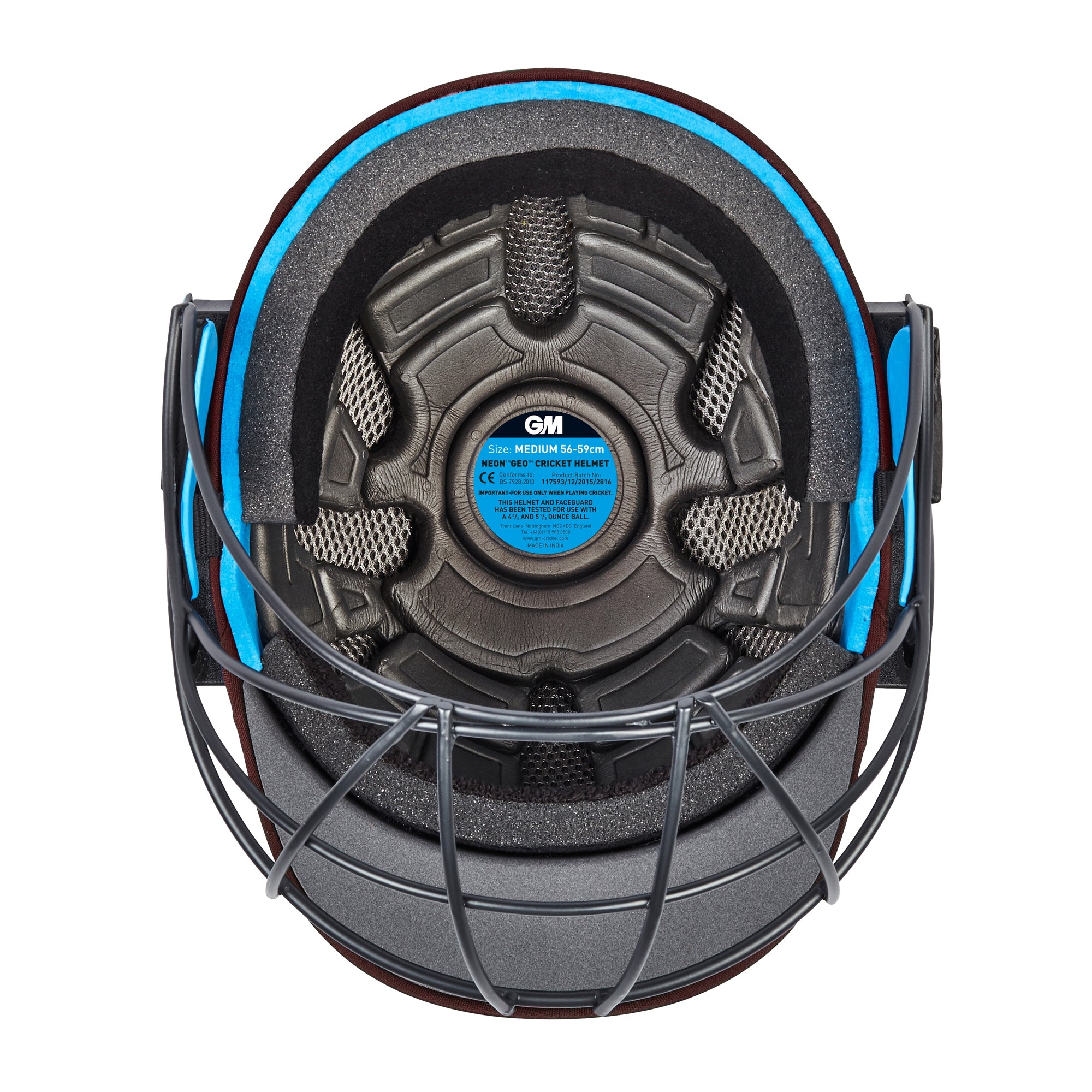 GM NEON HELMET - BLUE, RED AND GREEN