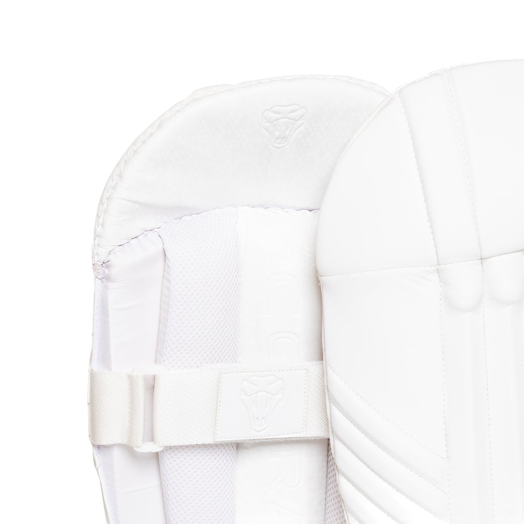 COBRA WICKET KEEPING PADS  - WHITE EDITION - Cobra Cricket 