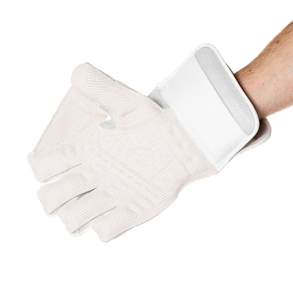 COBRA WICKET KEEPING GLOVES - WHITE EDITION