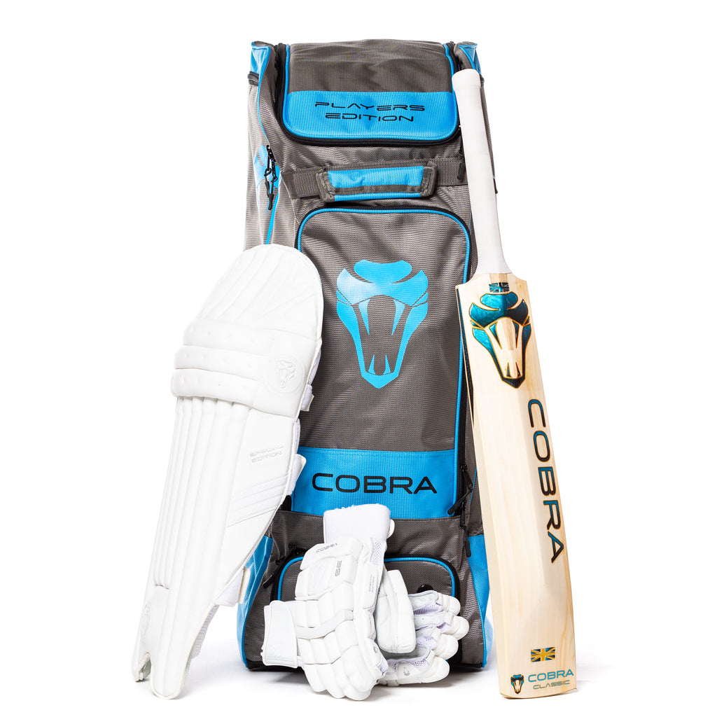 2023 FULL SPECIAL EDITION BAT BUNDLE - SPECIAL EDITION BAT, SE PADS , SE GLOVES, PLAYERS DUFFLE BAG - Cobra Cricket 
